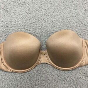 Victoria Secret Bra 32D T-Shirt Bra Lined Strapless